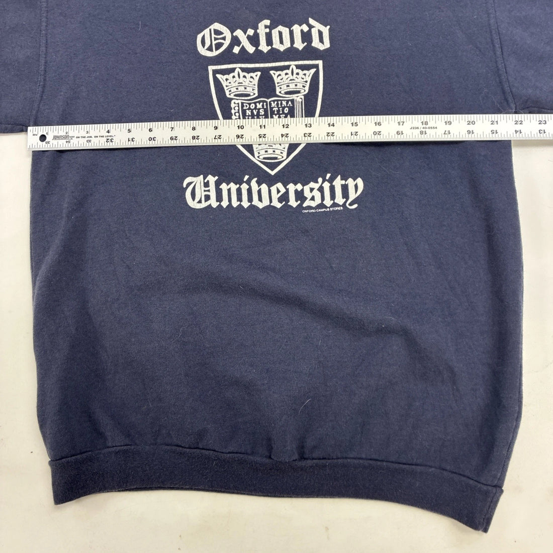 Oxford University Crest Crewneck Sweatshirt Size XL