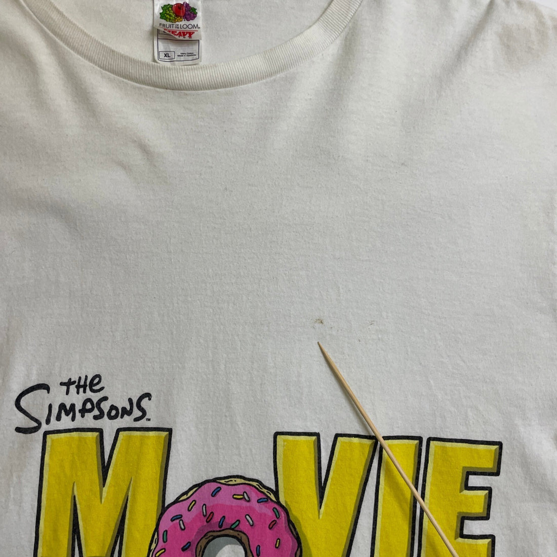 The Simpsons Movie T-Shirt Size XL Movie Promo 2008