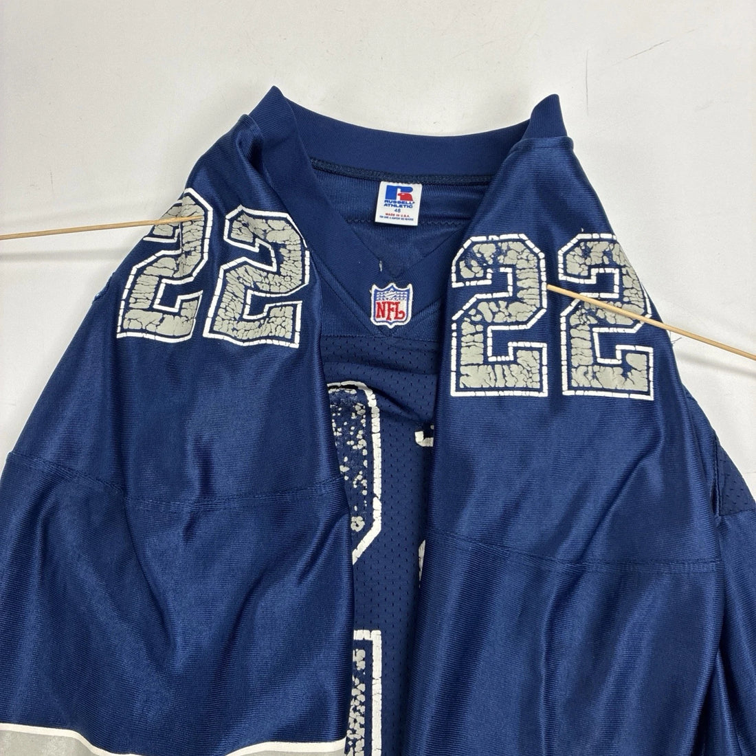 Vintage Dallas Cowboys Emmitt Smith Authentic Russell Athletic Jersey 48 NFL