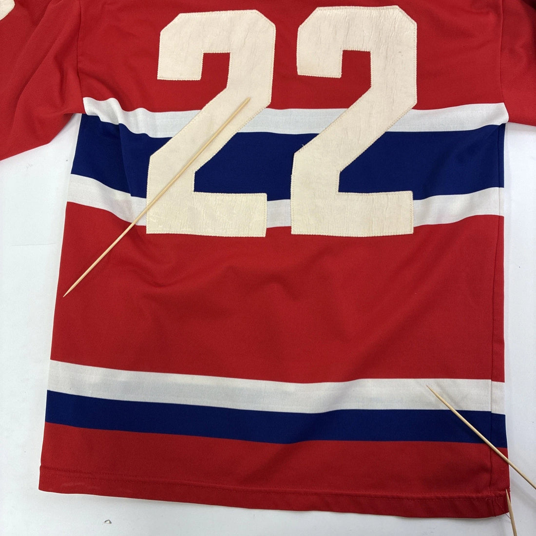 Vintage Montreal Canadiens Steve Shutt Doug Laurie Jersey Size Small 70s 80s NHL