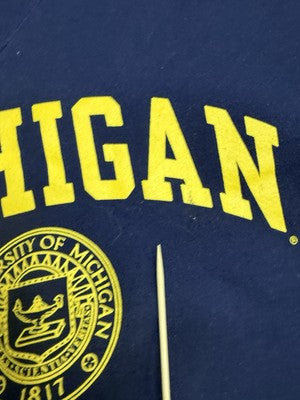 Vintage Michigan Wolverines Crest Russell Athletic Sweatshirt Size Large NCAA