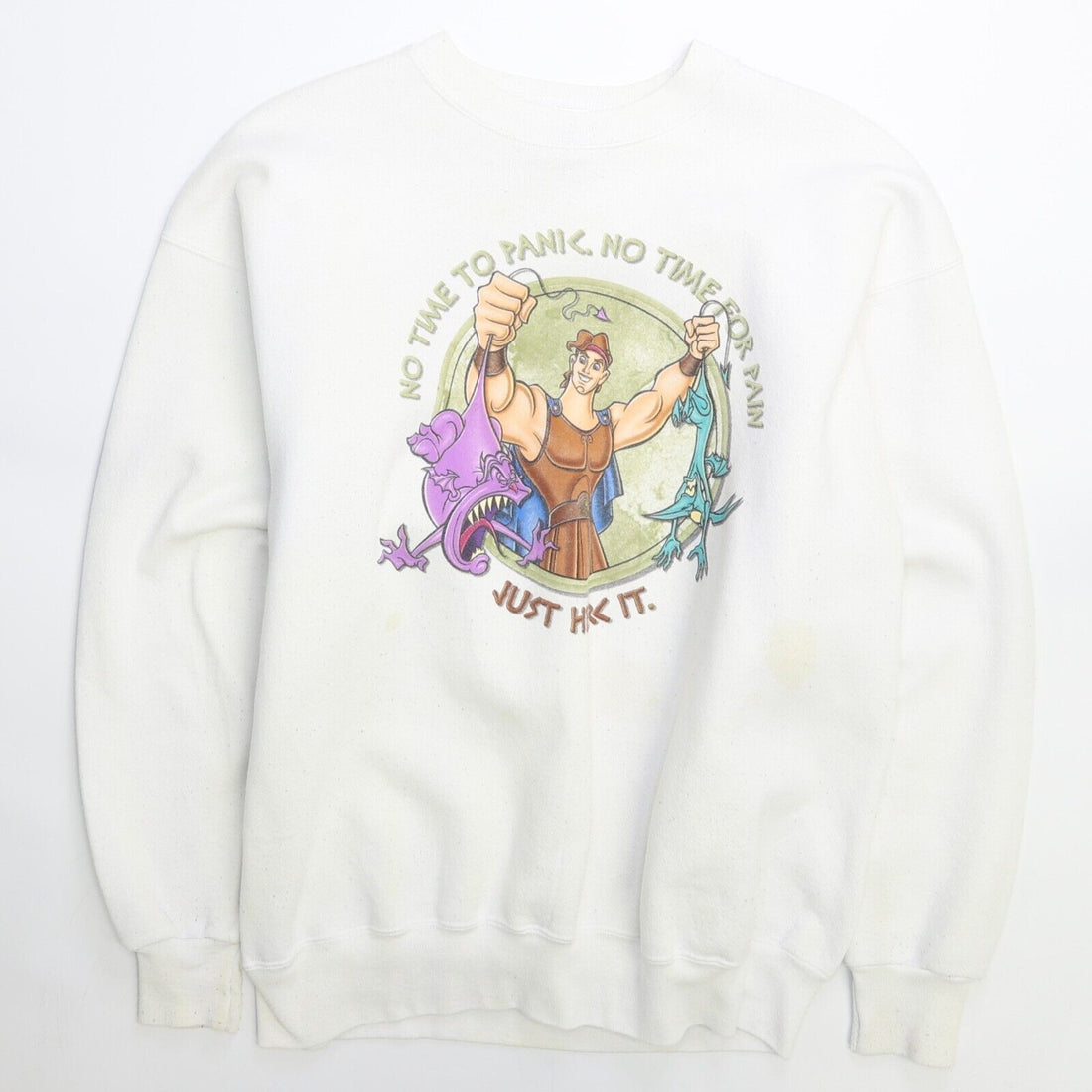 Vintage Hercules Disney Crewneck Sweatshirt Size XL 90s