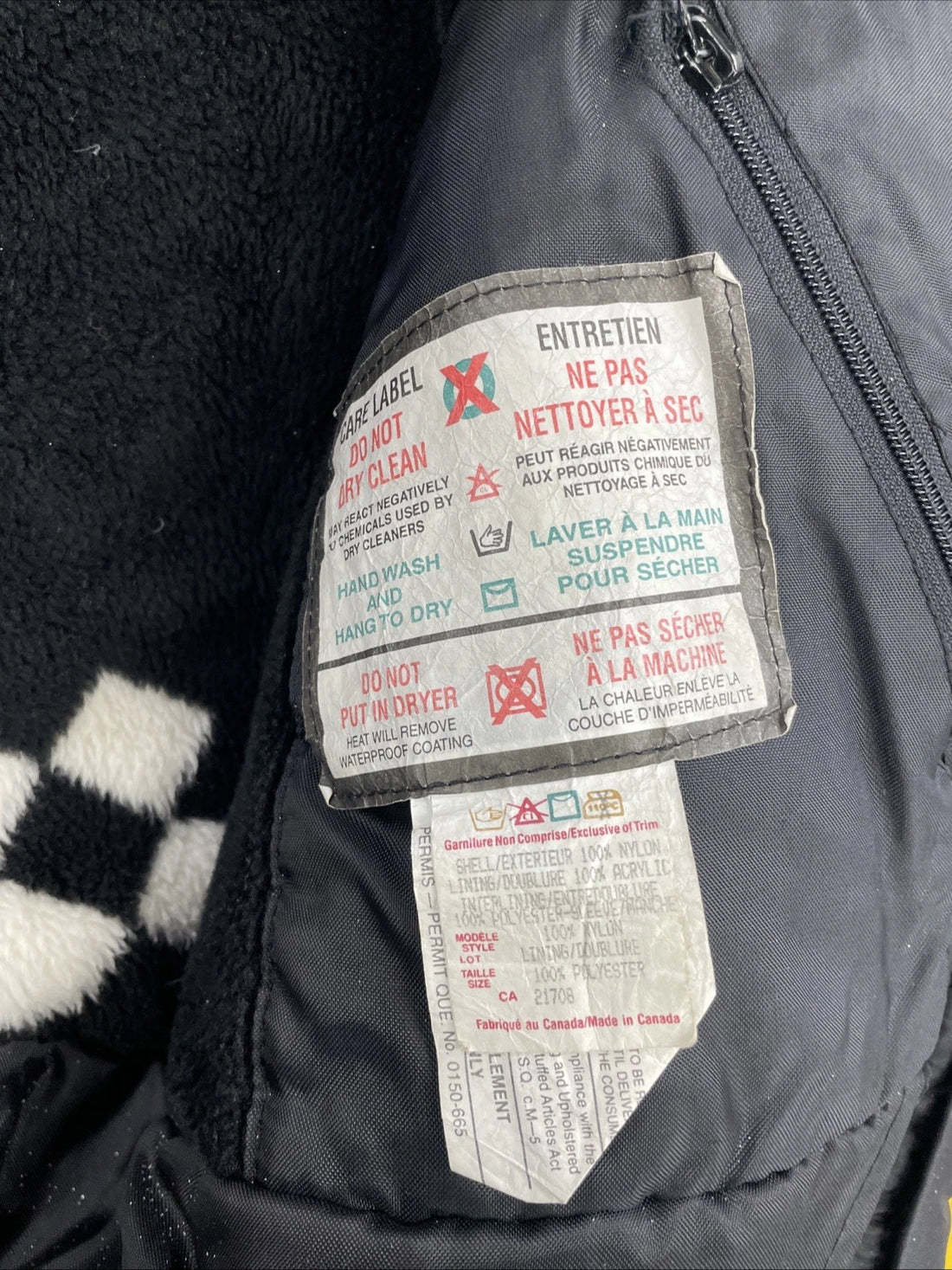 Vintage Choko Snowmobole Racing Jacket Size XL