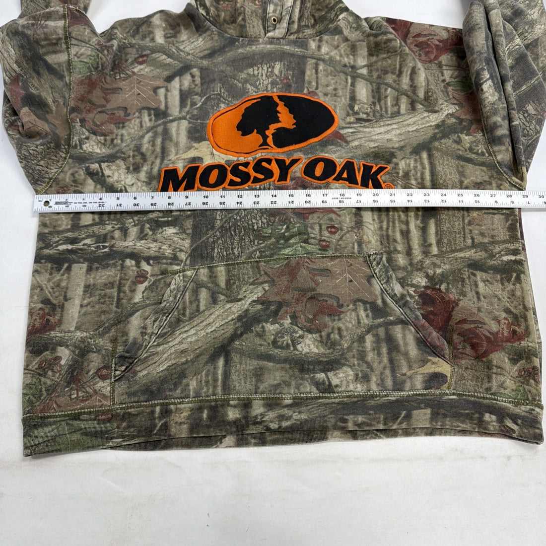 Mossy Oak Camo Sweatshirt Hoodie Size 2XL