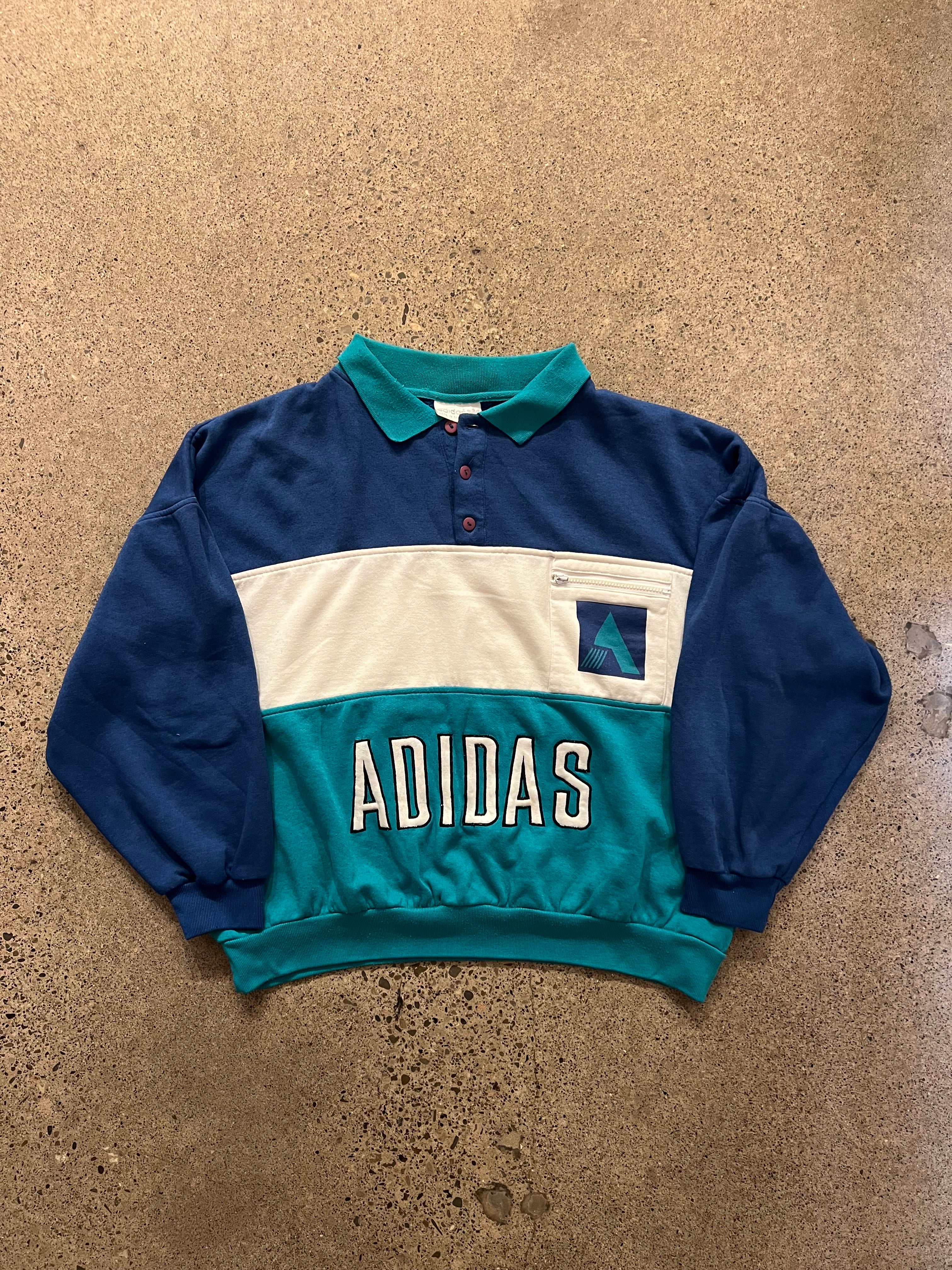 Adidas rugby crewneck on sale