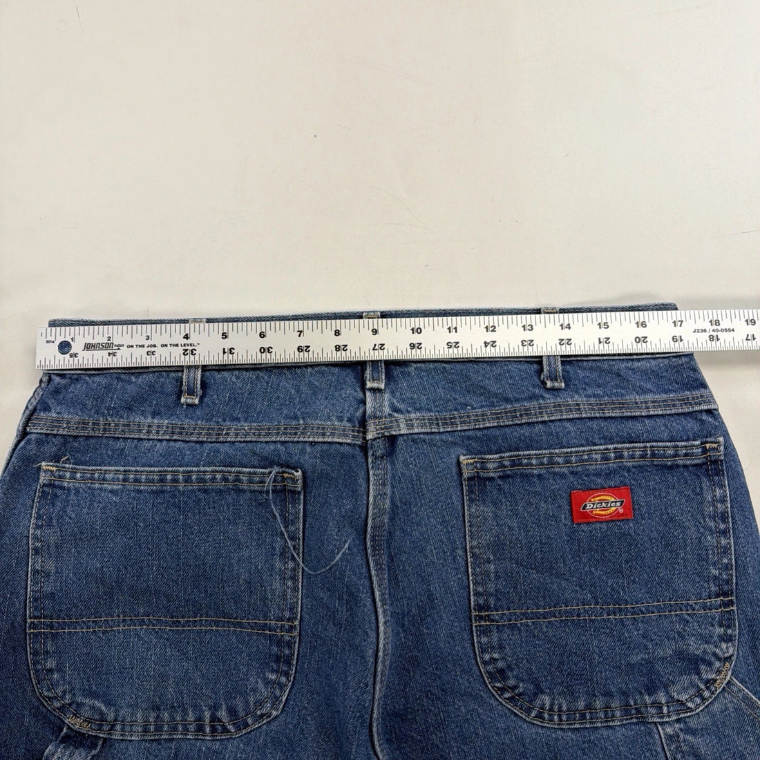 Dickies Double Knee Denim Jeans Work Pants Size 34 X 30
