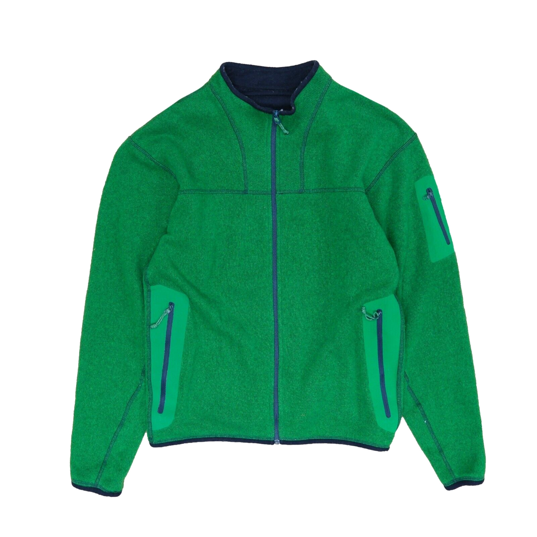 Arc'teryx Covert Hoody Fleece Jacket Size Large Green Full Zip