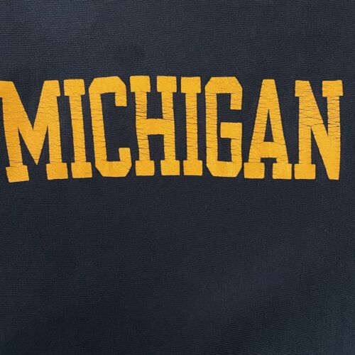 Vintage Michigan Wolverines Champion Reverse Weave Sweatshirt Large 80s NCAA