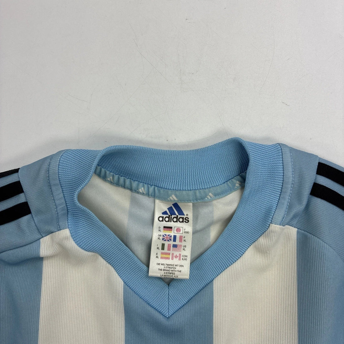Vintage Argentina Adidas Football Soccer Kit Jersey Size XL 2002