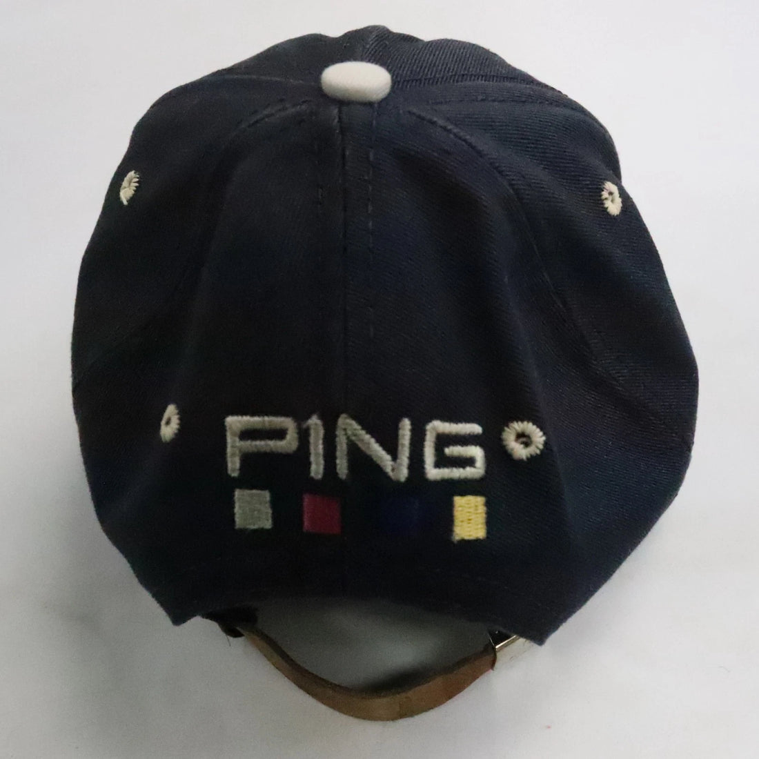 Vintage Ping Golf Leather Strap Hat Cap OSFA