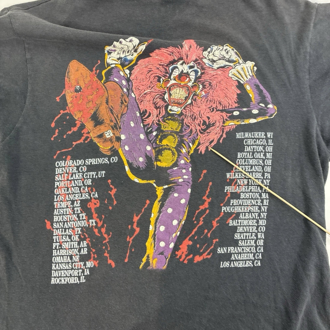 Vintage Dangerous Toys Band T-Shirt Size Large 80s