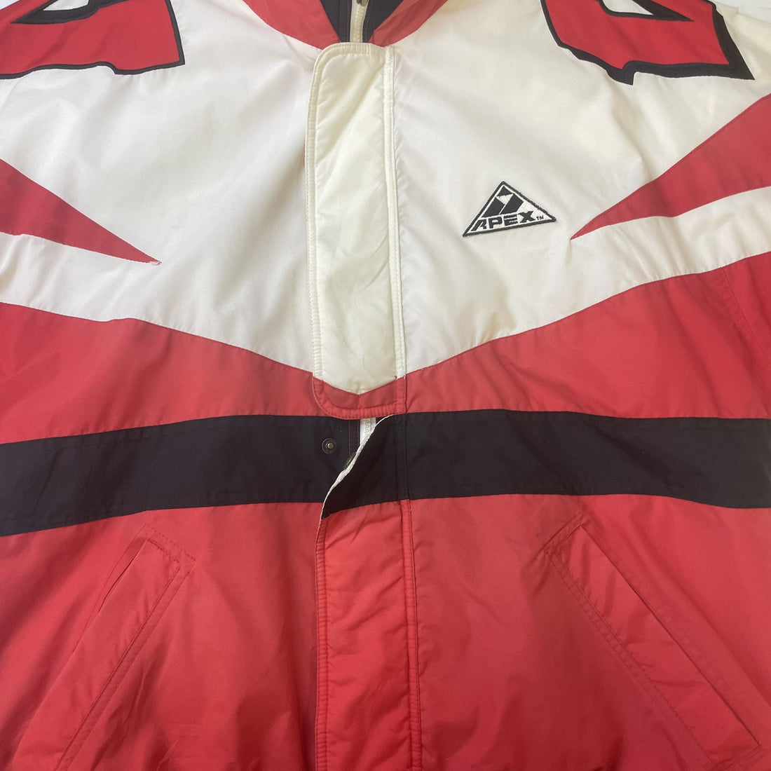 Vintage Wisconsin Badgers Apex One Windbreaker Light Jacket Size XL 90s NCAA