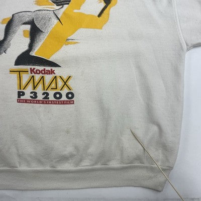 Vintage Kodak TMAX P3200 Crewneck Sweatshirt Size Large Promo