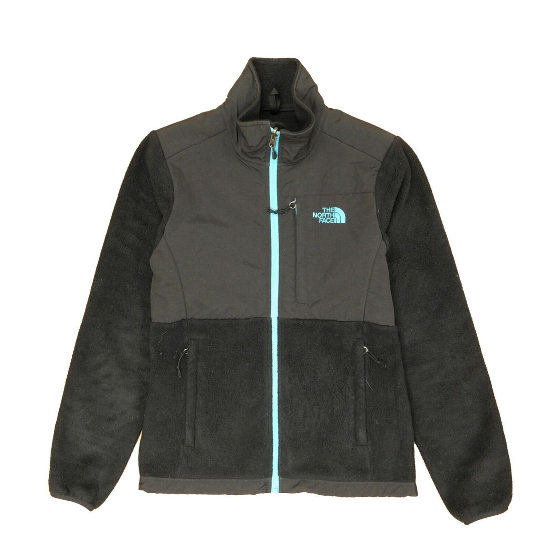 The North Face Denali Full Zip Fleece Jacket Size XS Black Teal