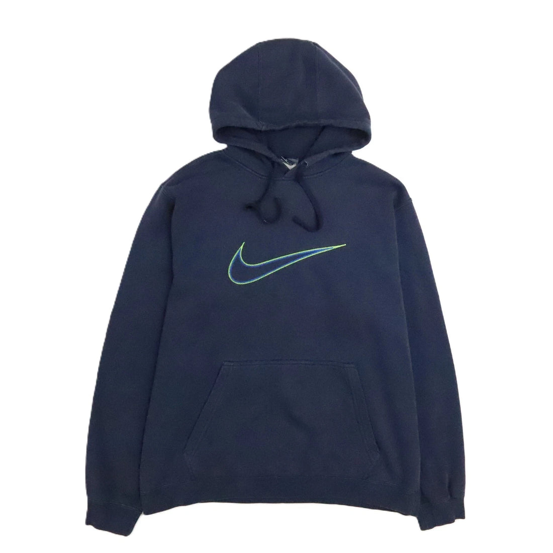 Nike Big Swoosh Sweatshirt Hoodie Size XL Blue