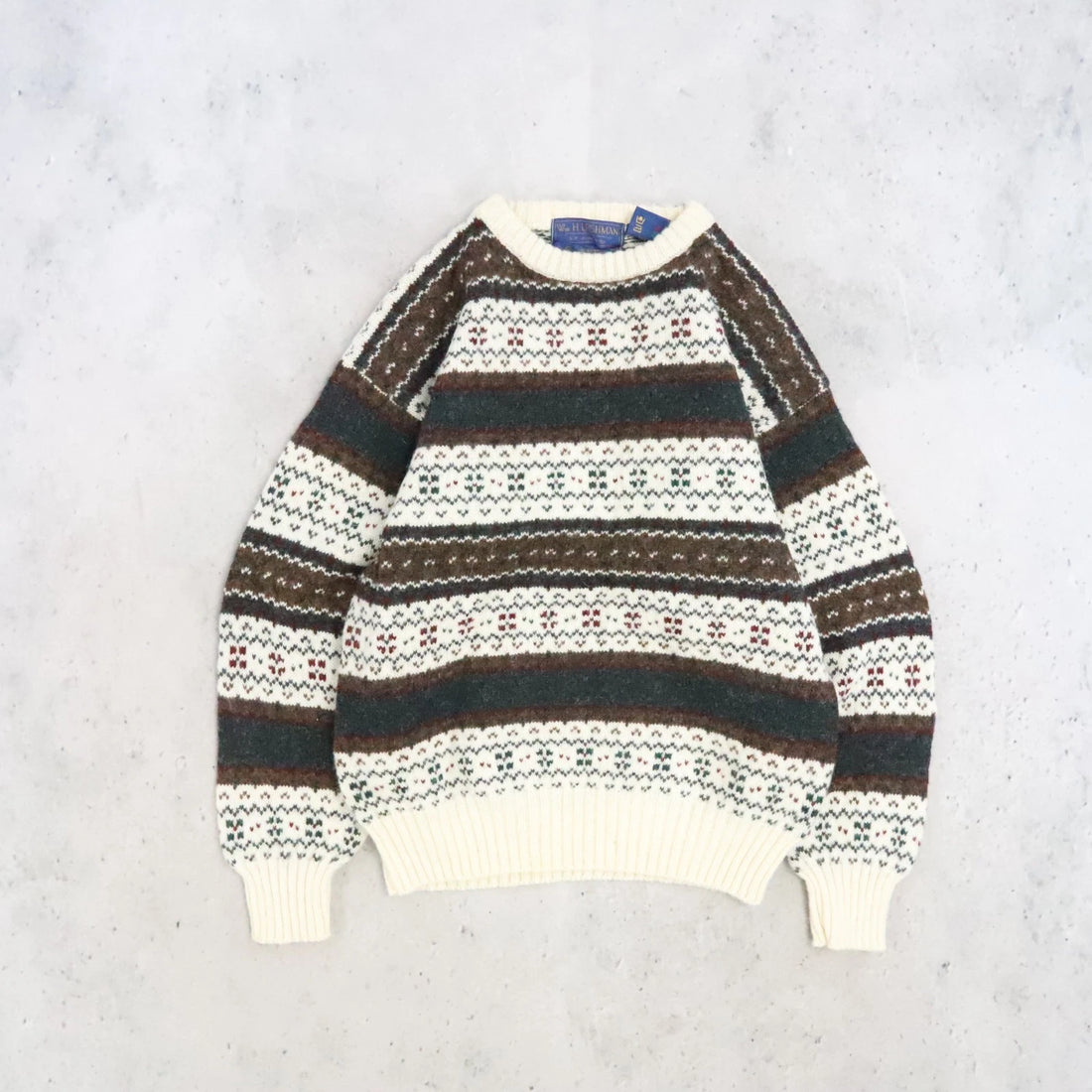Vintage Wm. H. Leishman Wool Crewneck Sweater Size Small