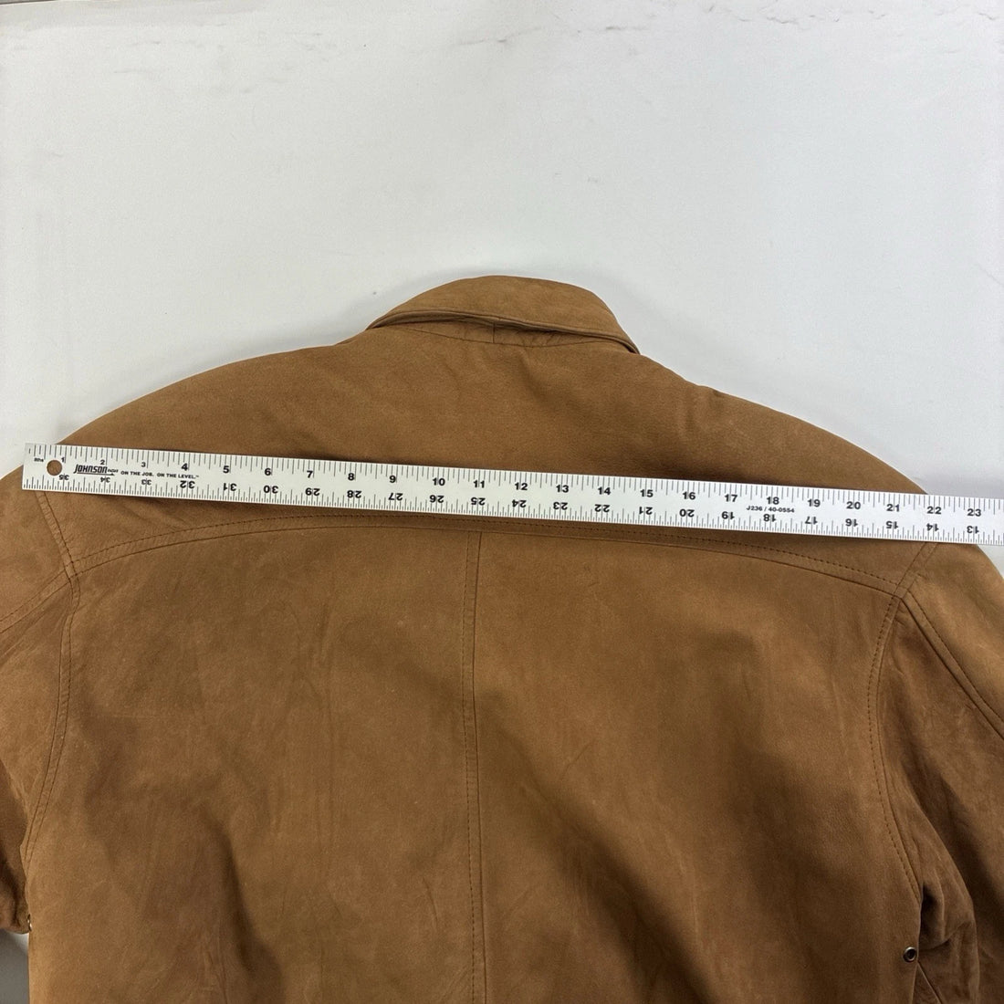 Leather Bomber Jacket Size Medium