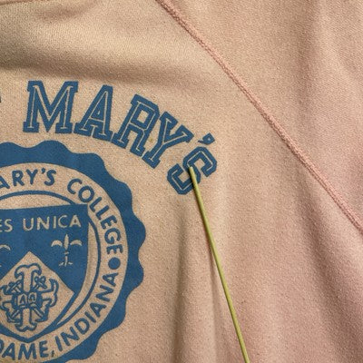 Vintage Saint Mary's College Crest Crewneck Sweatshirt Size XL 90s