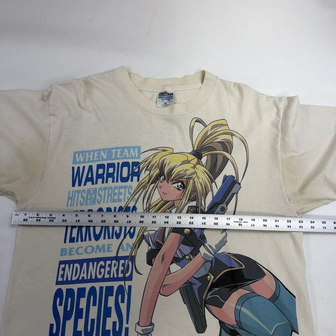Vintage Burn Up W T-Shirt Size XL Anime Manga AOP