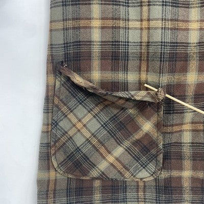Vintage Pendleton Wool Button Up Shirt Size Large Plaid