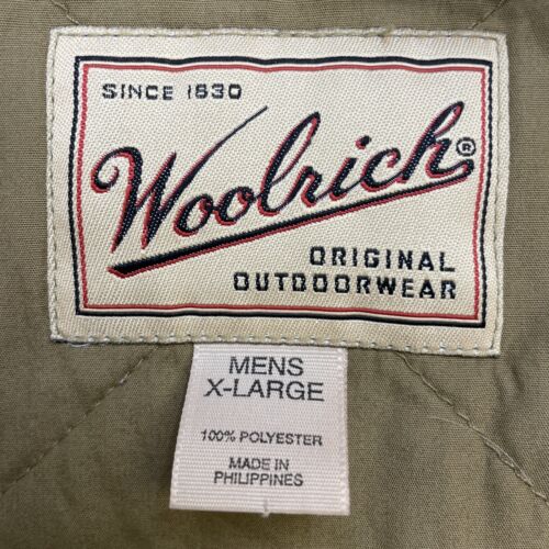 Woolrich Bomber Jacket Size XL Blue