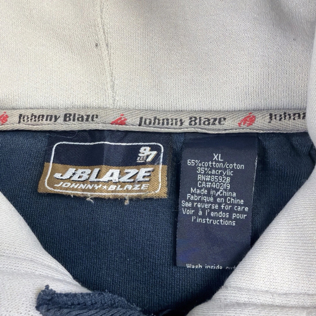 Vintage Johnny Blaze Sweatshirt Hoodie Size XL Y2K