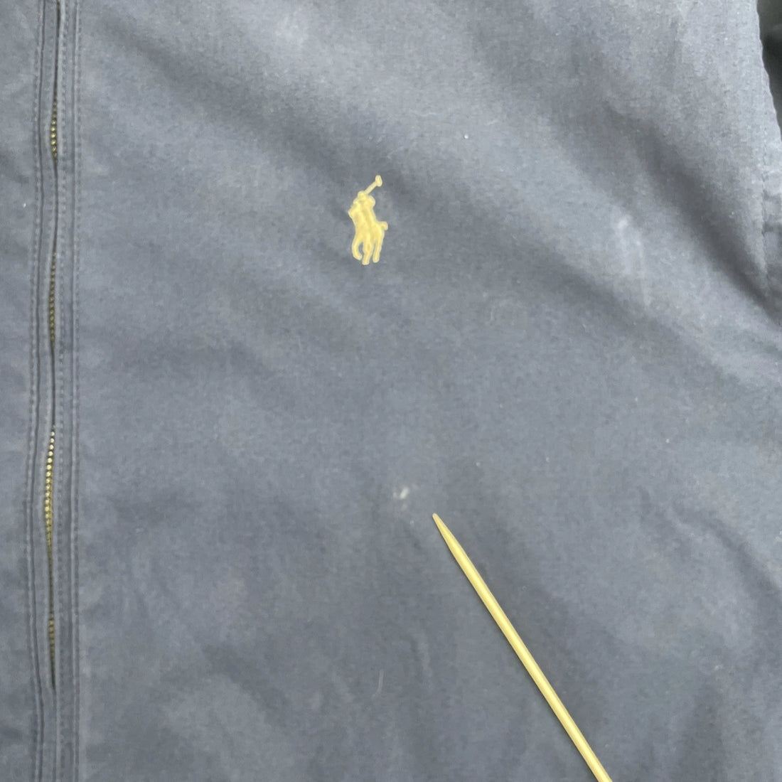 Vintage Polo Ralph Lauren Harrington Jacket Size XL Blue Grid Lined