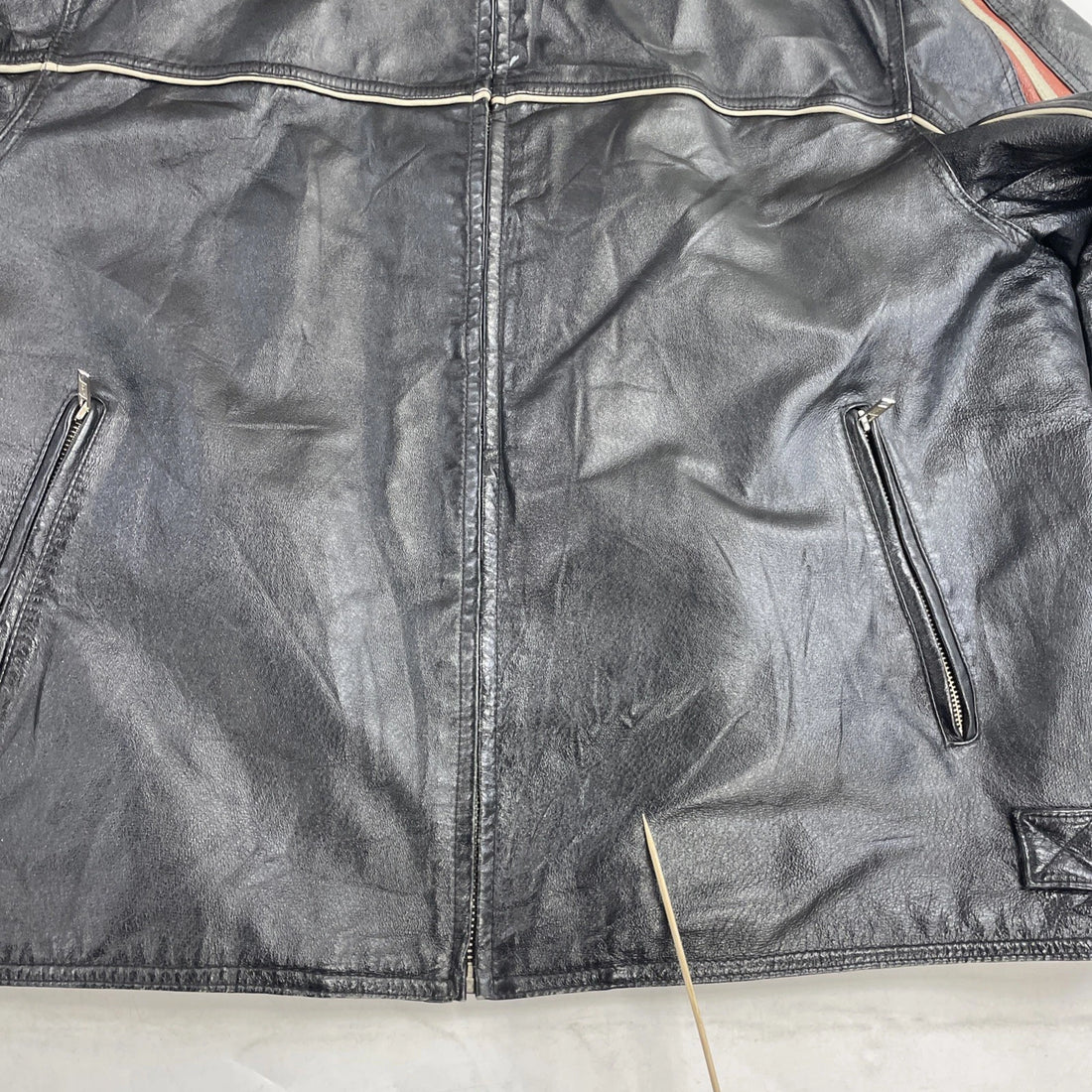Wilson's Leather Motorcycle Jacket Size 2XL