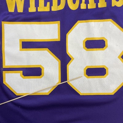 Vintage Wildcats Football Champion Jersey Size XL Cropped