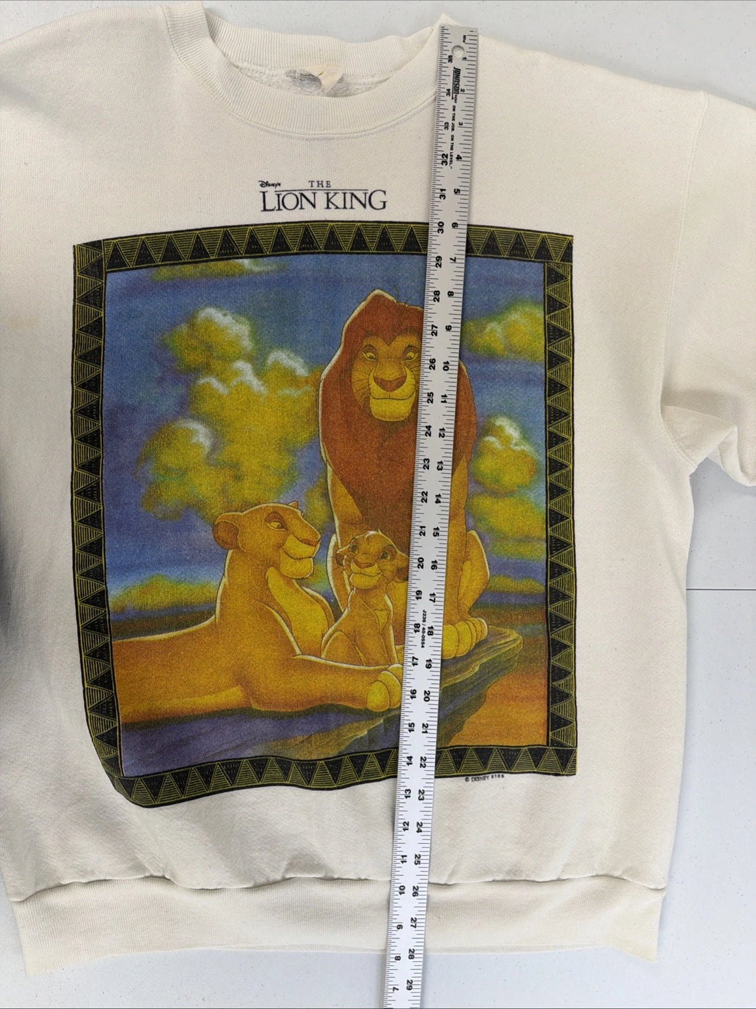 Vintage The Lion King Disney Crewneck Sweatshirt Size XL