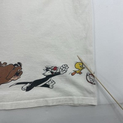 Vintage Looney Tunes That's All Folks T-Shirt Size XL 90s
