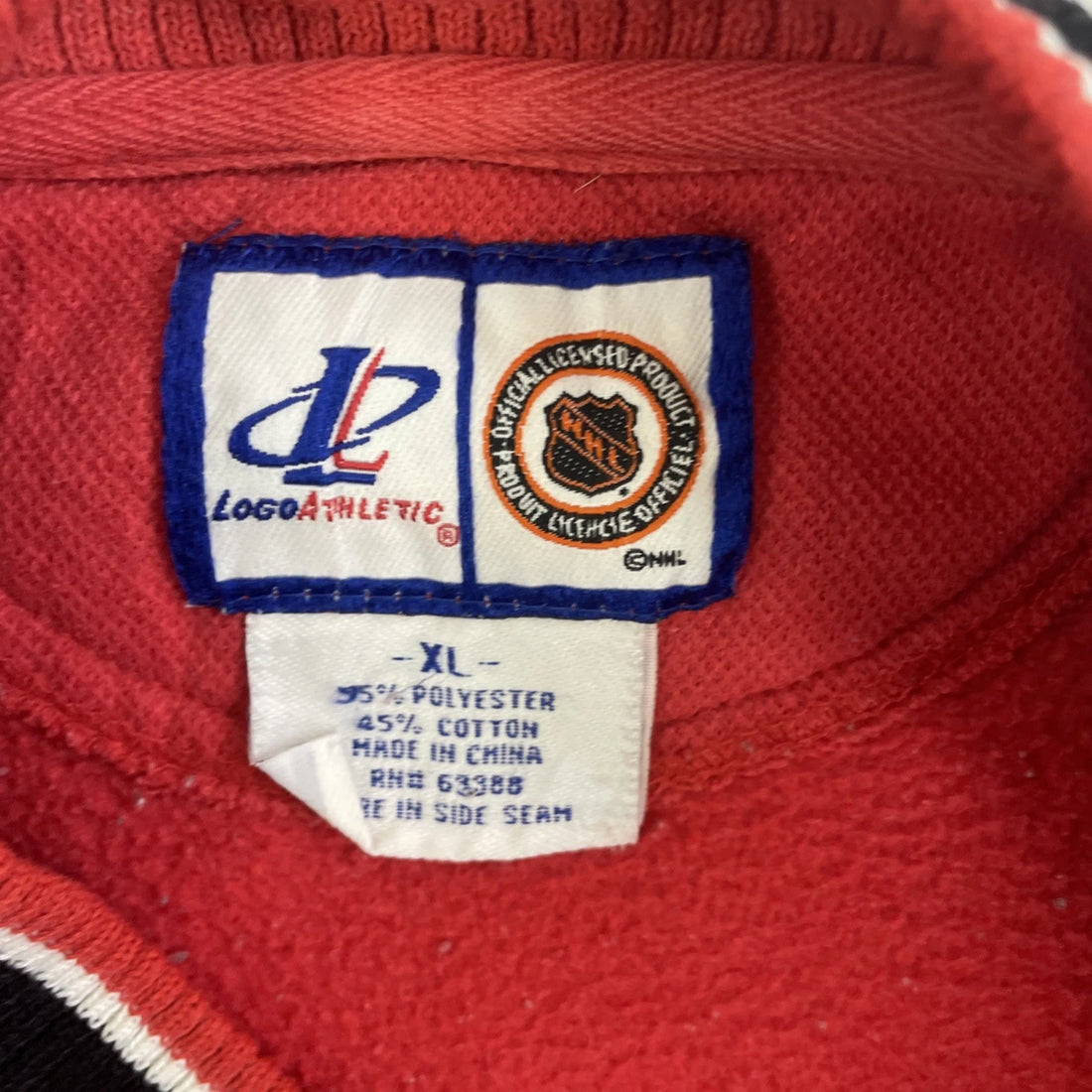 Vintage Detroit Red Wings Logo Athletic Sweatshirt Crewneck Size XL 90s NHL