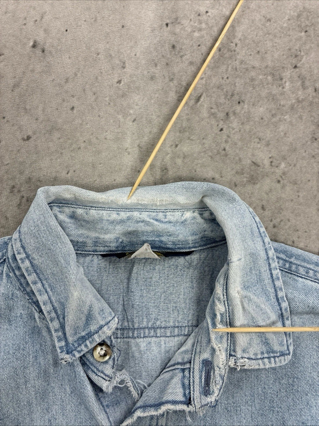 Vintage Osh Kosh Denim Button Up Shirt Size XL