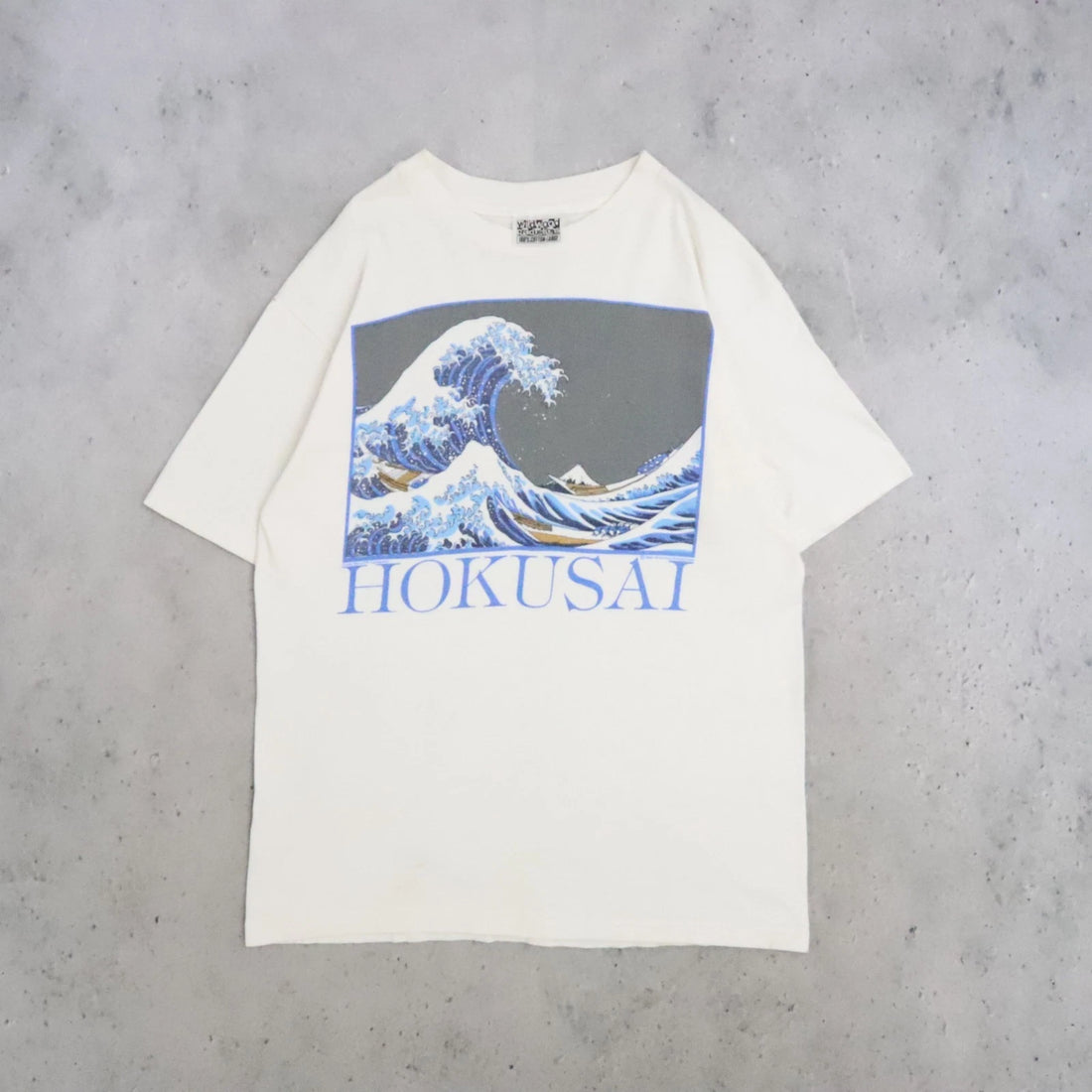 Vintage Hokusai Great Wave Off Kanagawa Art T-Shirt Size Large