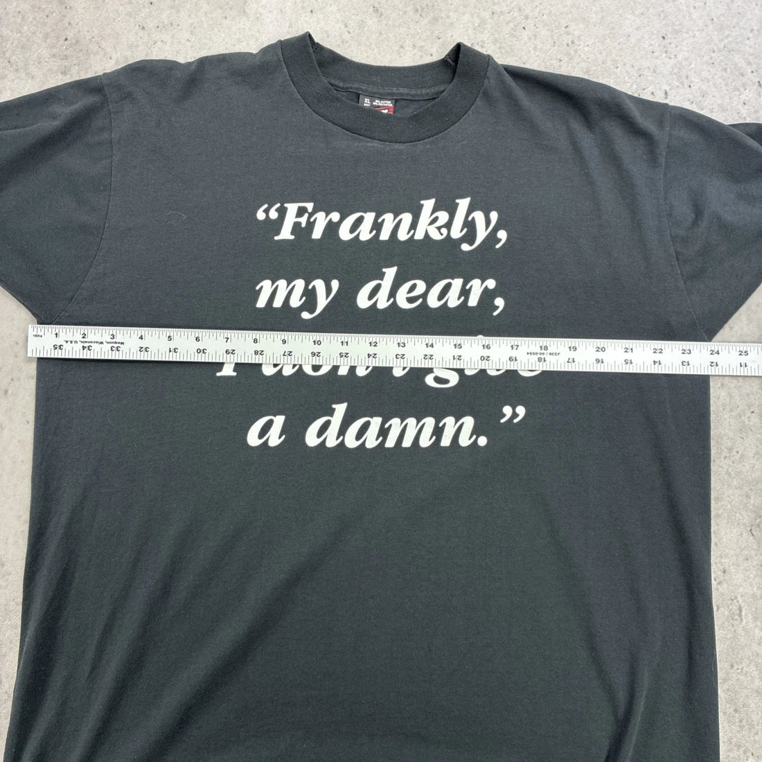 Vintage Frankly My Dear I Don't Give A Damn T-Shirt Size XL 90s