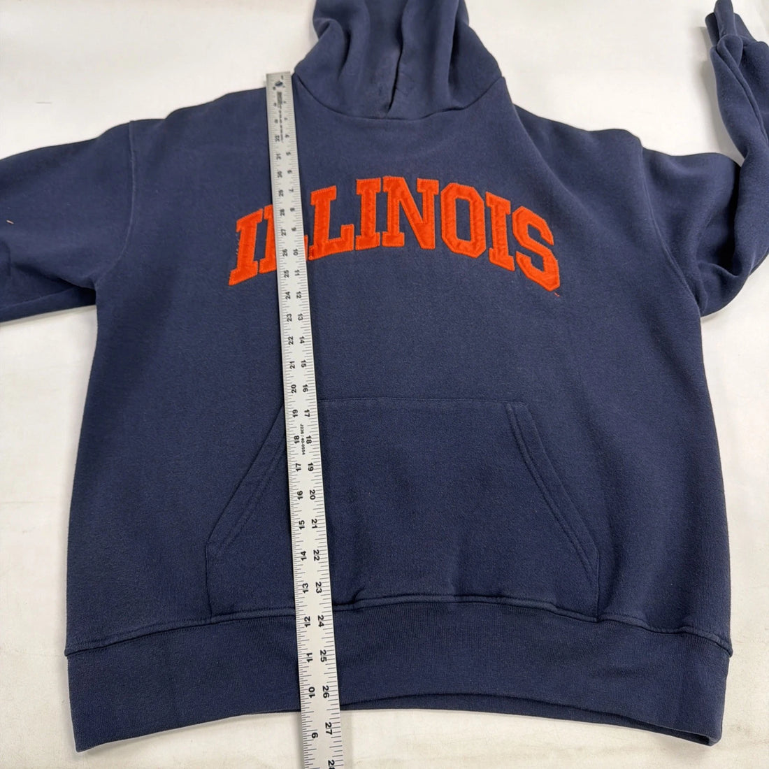 Vintage Illinois Fighting Illini Sweatshirt Hoodie Size Medium NCAA