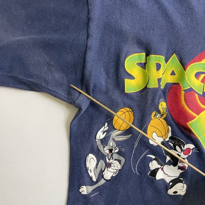 Vintage Space Jam T-Shirt Size Large Looney Tunes 1996 90s