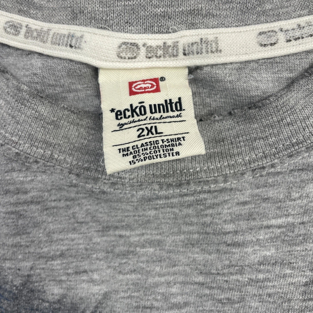 Vintage Ecko Unltd Subway T-Shirt Size 2XL Gray Y2K