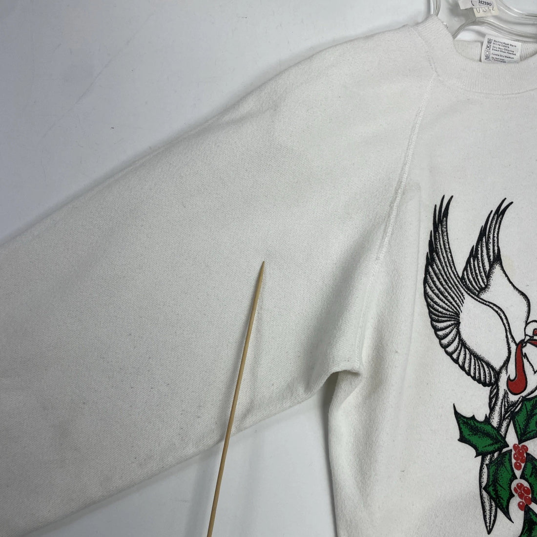 Vintage Jesus Doves Crewneck Sweatshirt Size Large 1989 80s