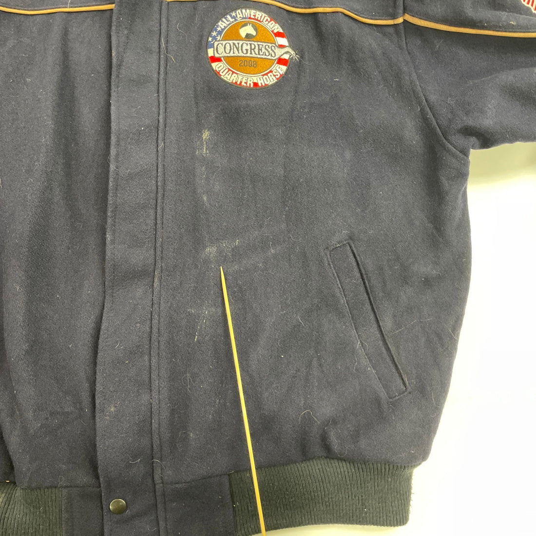 Vintage All American Congress Wool Varisty Jacket Size Large
