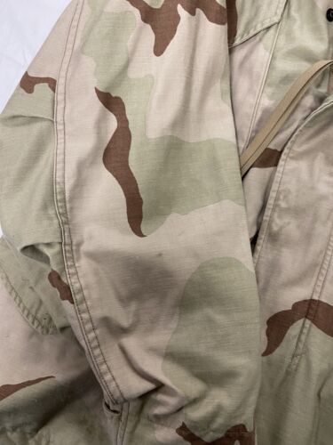 Vintage Class 4 Desert Camouflage Cold Weather Field Jacket Size Large-Short