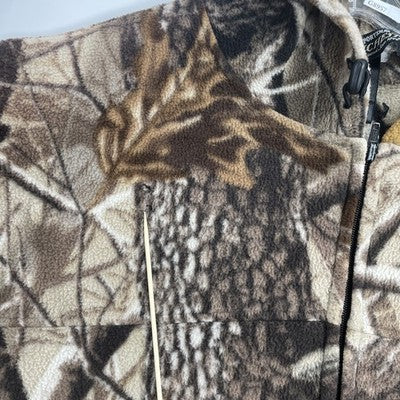 Winchester Tree Camo Full Zip Fleece Jacket Size XL