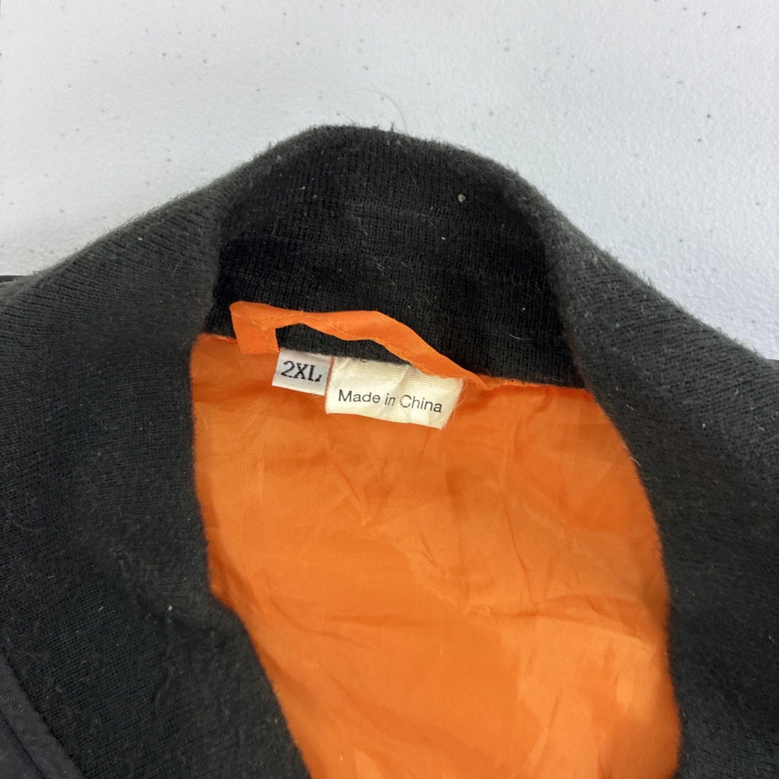 USAF MA-1 Flight Bomber Jacket Size 2XL Black