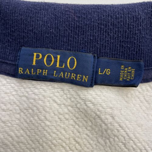 Polo Ralph Lauren Track Jacket Sweatshirt Size Large Full Zip