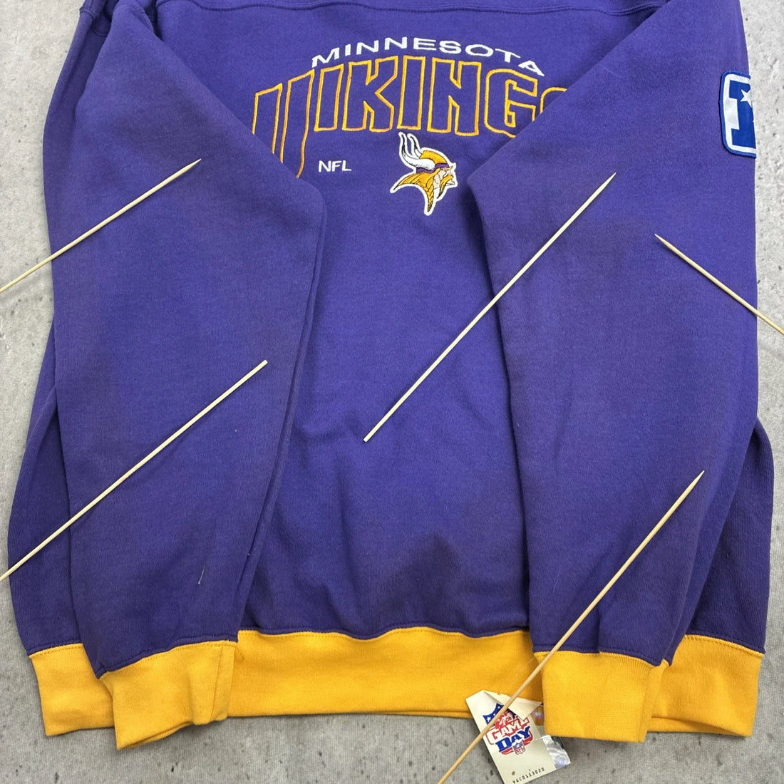 Vintage Minnesota Vikings CSA Sweatshirt Crewneck Size XL NFL