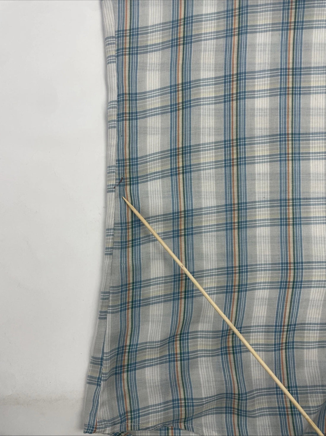 Vintage Lee Western Pearl Snap Shirt Size XL Blue Plaid 70s