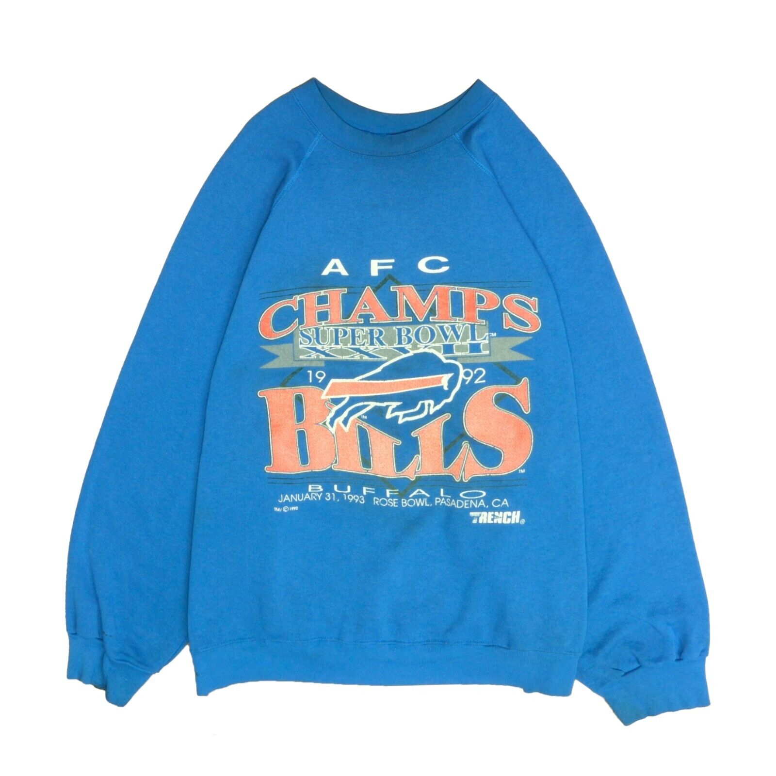 Vintage Buffalo Bills Super Bowl XXVII Sweatshirt Crewneck Size