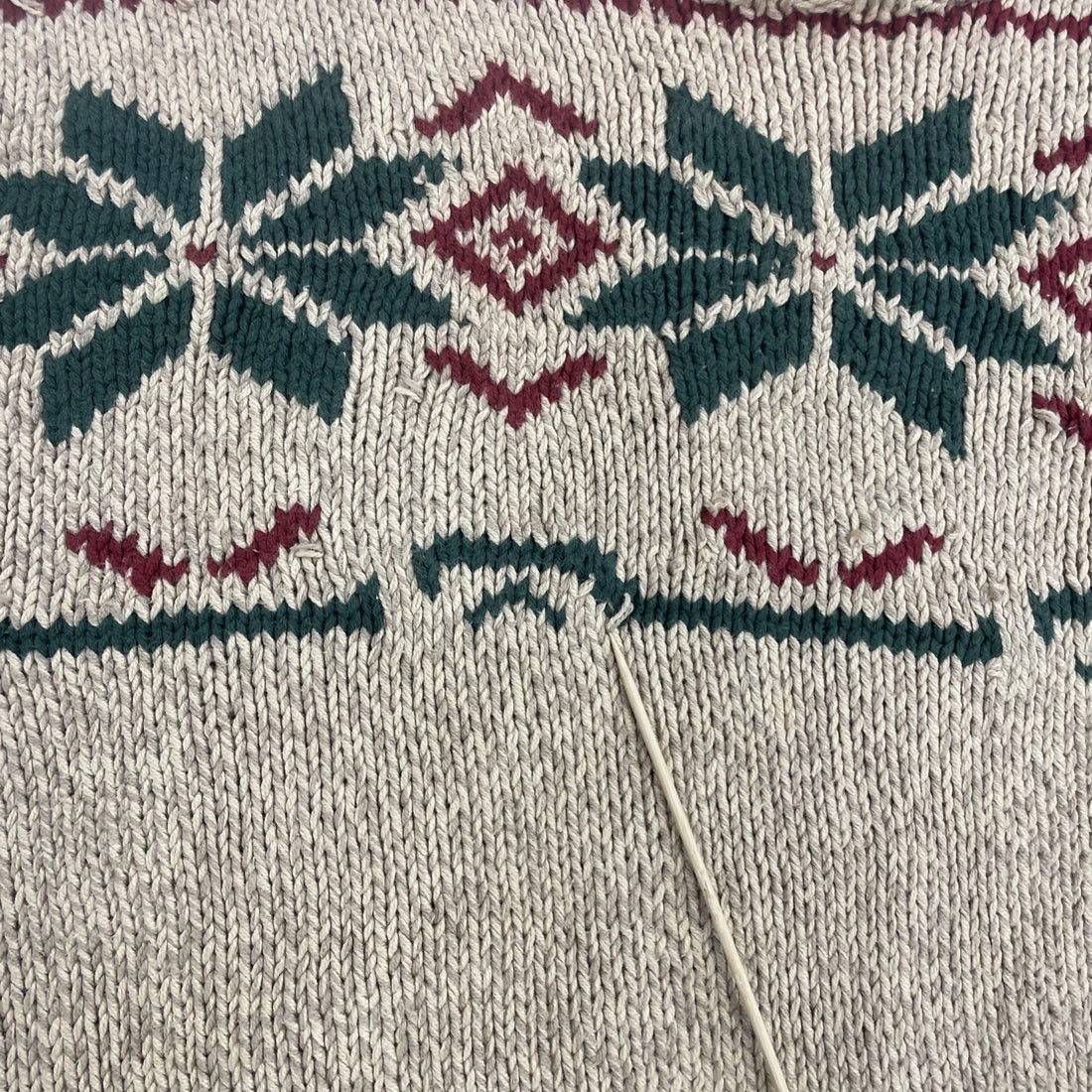 Polo Ralph Lauren Crewneck Sweater Womens Size XL Snowflake Fair Isle