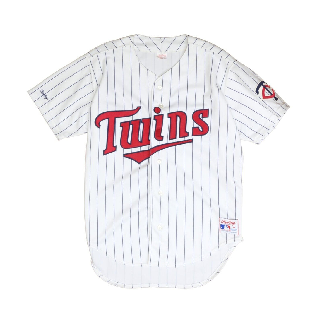 Vintage Minnesota Twins Authentic Rawlings Jersey Size 48 Pinstripe 80s 90s  MLB