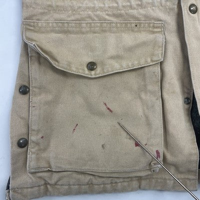 Vintage Evergreen Rodeo Carhartt Canvas Ranch Chore Work Jacket Small C52 WET